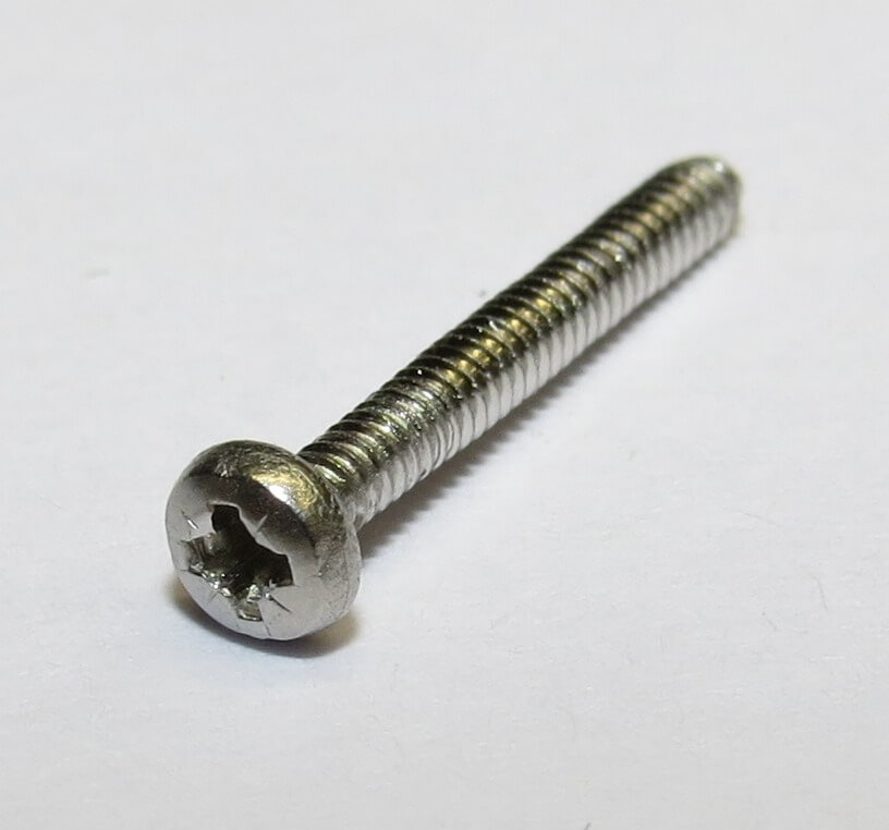 25 1,6 Linsenkopfschr.m.Kreuzschlitz M12x7985 DIN, Niro
