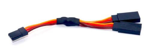 Servo-Y-Kabel, Silikonlitze, 10cm Gesamtlänge, Graupner/JR  