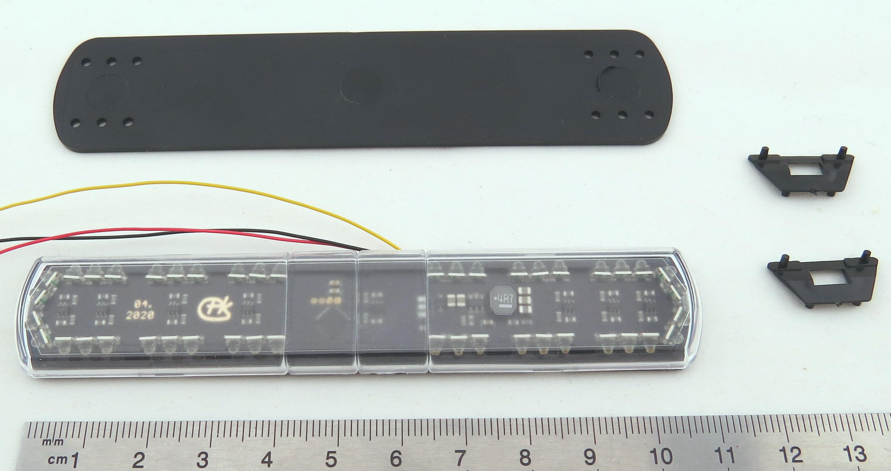 1x Rundumleuchtbalken, mit integrierter  Elektronik u.SMD-LE