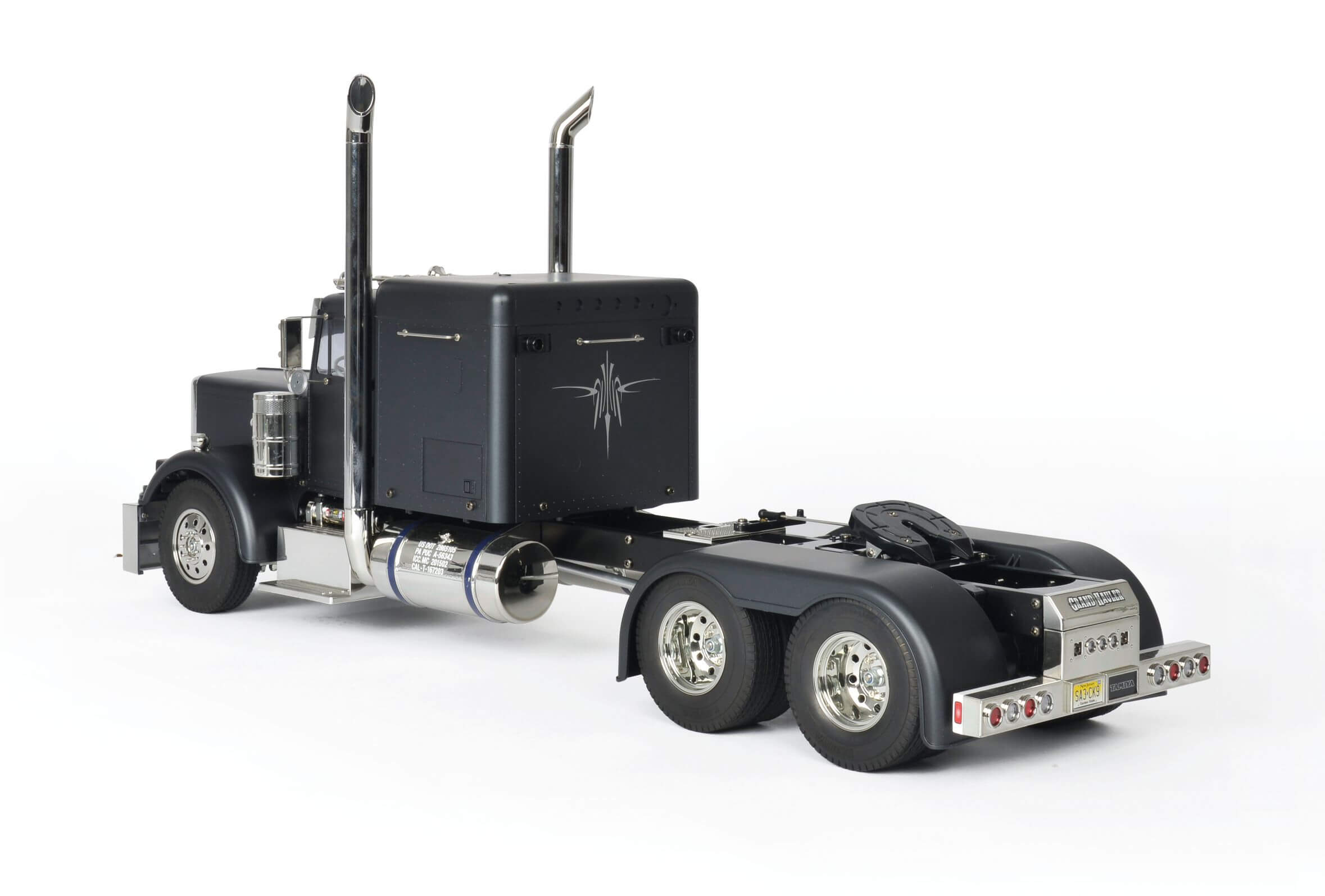 Tamiya GRAND HAULER MATTE BLACK 1/14  3-achsige