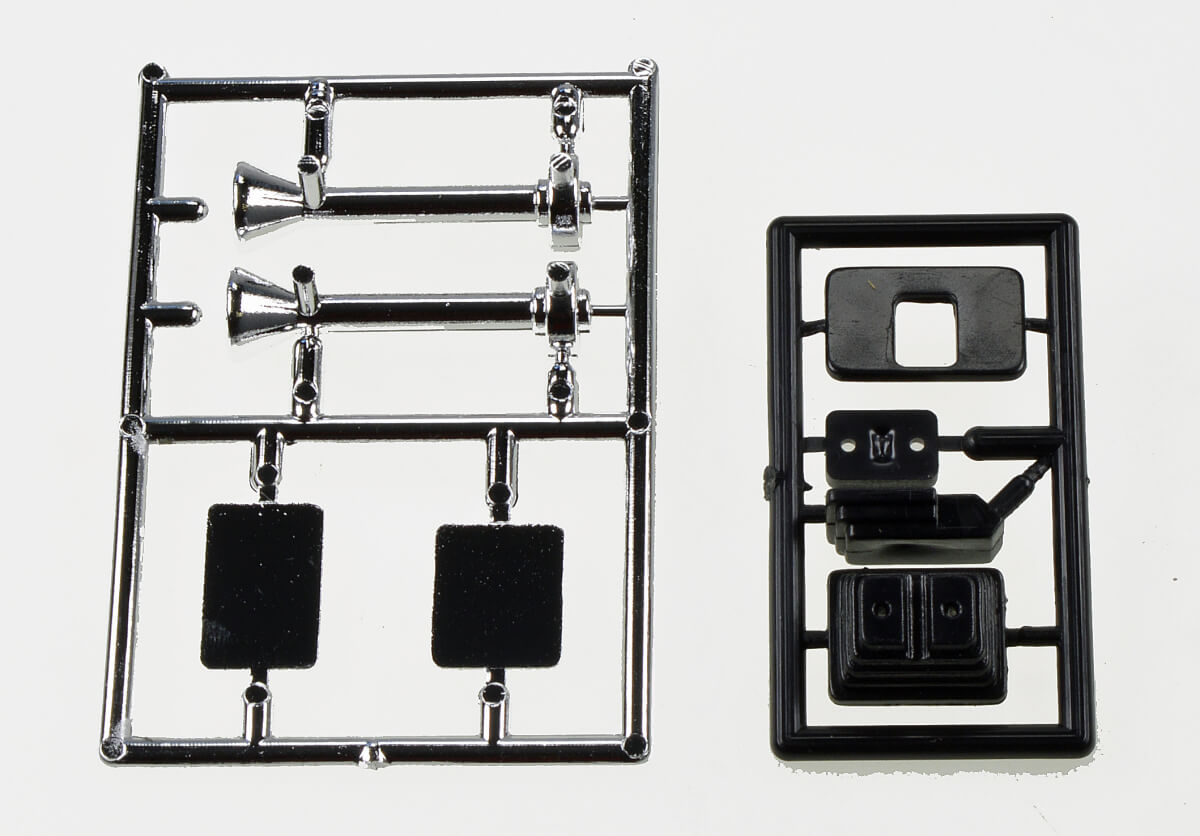 Truck Fanfare und Spiegel Set. Passend zum Tamiya Maßstab Truck Fanfare und Spiegel Set. Passend zum Tamiya Maßstab