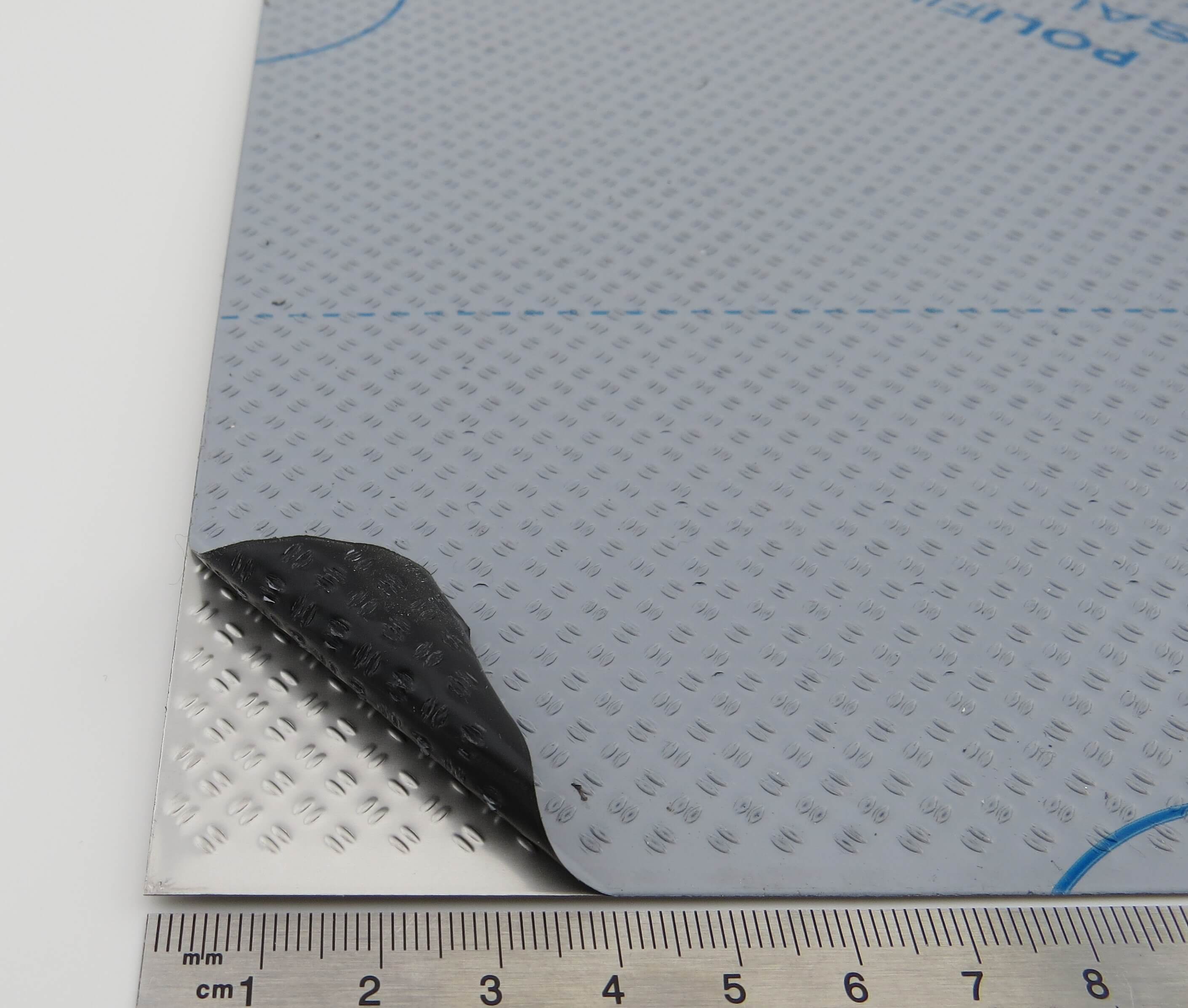 Riffelblechplatte, VA, Doppelreiskorn, Abm. 500x200mm Riffelblechplatte, VA, Doppelreiskorn, Abm. 500x200mm