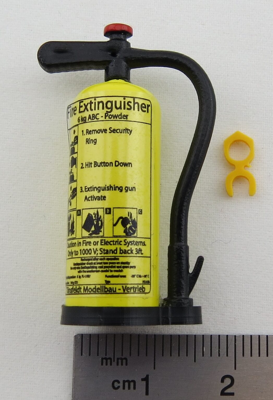 fertiger PULVER-Feuerlöscher m.langem  Griff.TAM-Größe