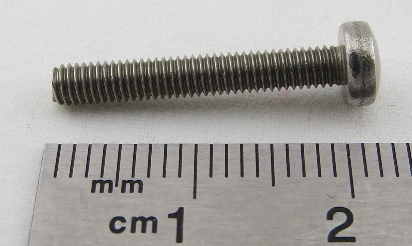 100 Linsenkopfsch.m.Kreuzschlitz M3x20   DIN 7985, Niro Edel