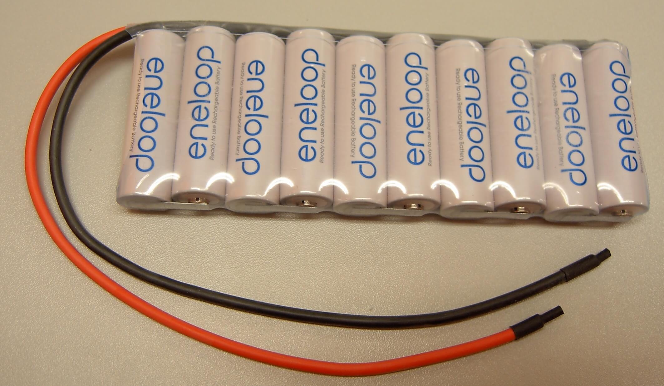 Akku-Pack mit 10x ENELOOP-Zellen,12V, 10 Zellen, 1x Akku-Pack mit 10x ENELOOP-Zellen,12V, 10 Zellen,