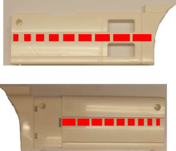 Folien-Dekor aus hochwertiger Selbst- klebefolie, für MAN   