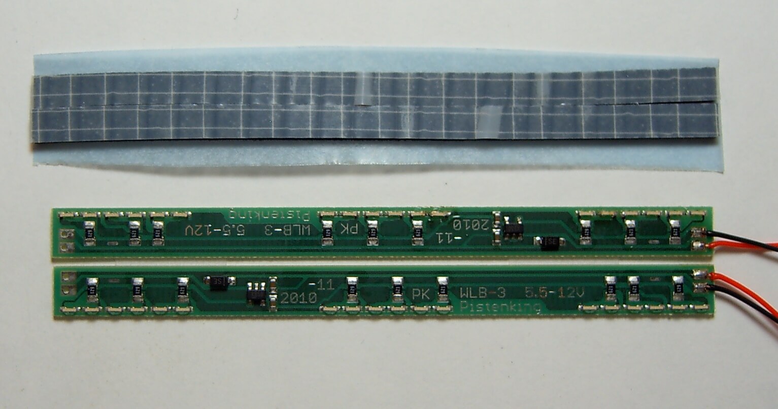 Paar Backfire Lichtleisten, rote LEDs. z.B.zur Anbringung 1 Paar Backfire Lichtleisten, rote LEDs. z.B.zur Anbringung