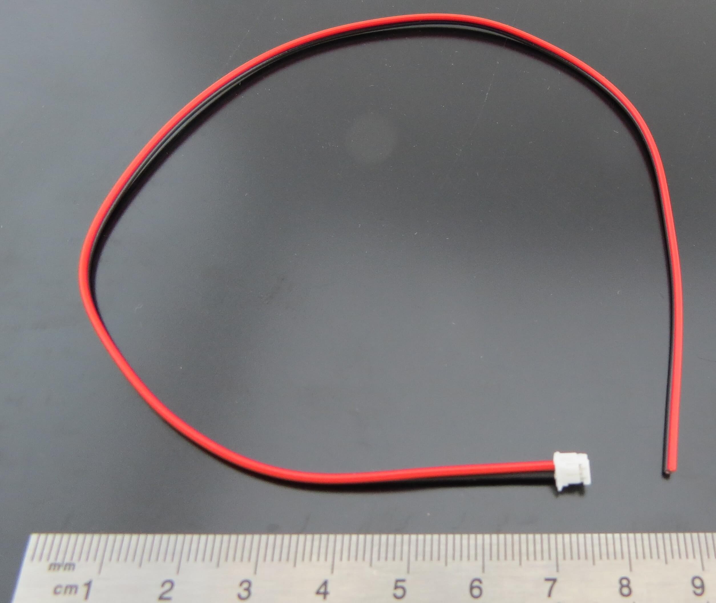 1x 2-pin connection cable (female). PVC wiring. RM1,5mm. 30