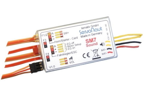 1x Truck-Soundmodul SM7 mit Turbolader   5 Motoren, 5       