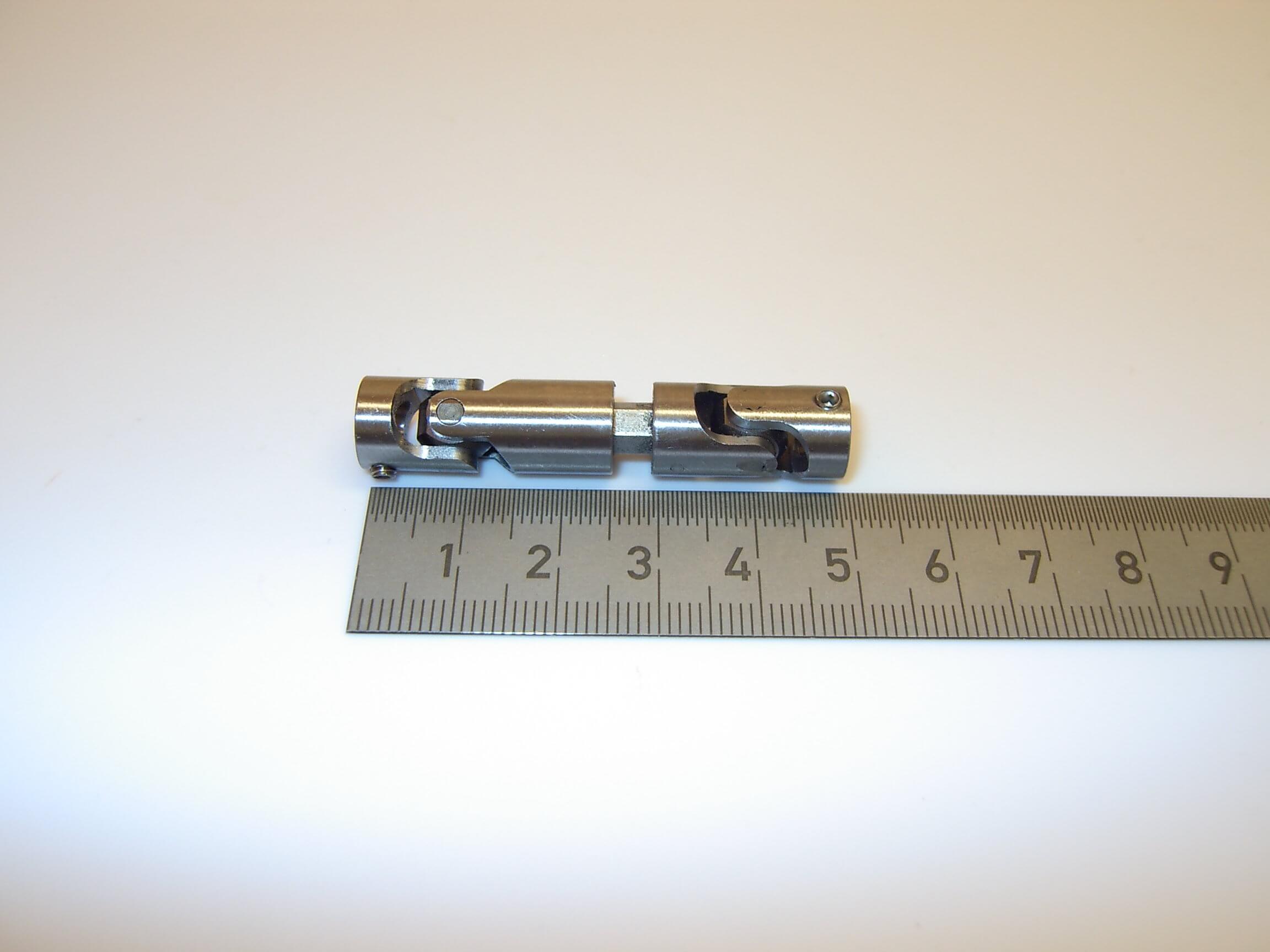 Doppel-Kardangelenk 10mm Durchmesser, Gesamtlänge           
