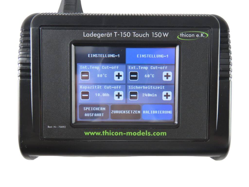 Ladegerät T-150 Touch 150W 230V AC/12V DC Ladegerät T-150 Touch 150W 230V AC/12V DC