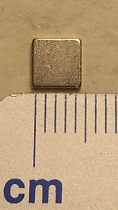 Neodym Magnet, Quadrat, 5x5mm 2mm dick, hohe Haltekraft, Neodym Magnet, Quadrat, 5x5mm 2mm dick, hohe Haltekraft,