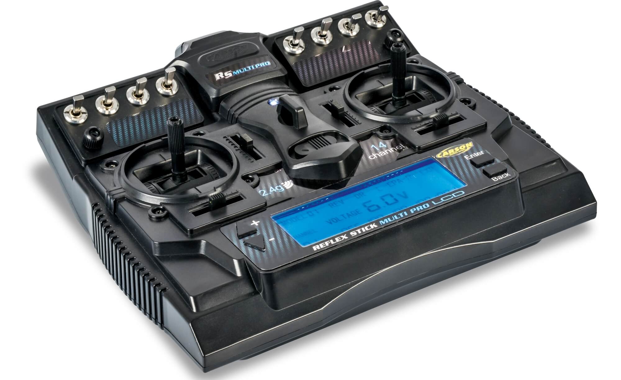CARSON Reflex Stick Multi Pro LCD 2,4GHz-Fernsteuerung CARSON Reflex Stick Multi Pro LCD 2,4GHz-Fernsteuerung