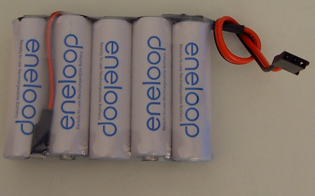 Akku-Pack mit 5x ENELOOP HR-3U-Zellen, 6,0V 2000mAh,mit 1 Akku-Pack mit 5x ENELOOP HR-3U-Zellen, 6,0V 2000mAh,mit