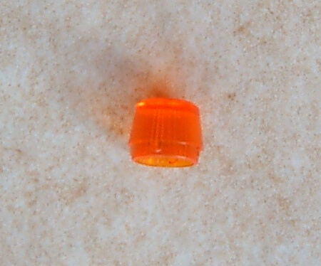 Glas (hoch), orange, für Rundumlicht od. Blinker Glas (hoch), orange, für Rundumlicht od. Blinker