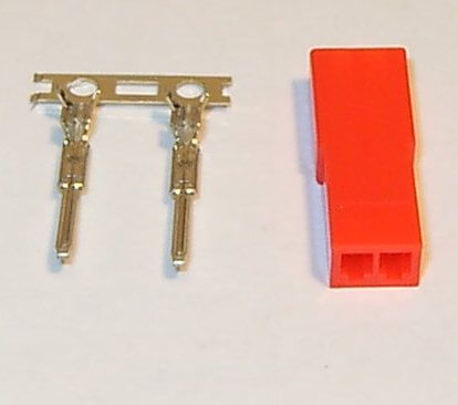 BEC-Stecker, lose, Stift, 1 Stück. 2-polig