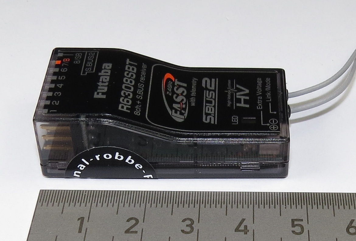 Empfänger 2,4GHz R-6308SBT 8 Kanäle 2 Antennen,