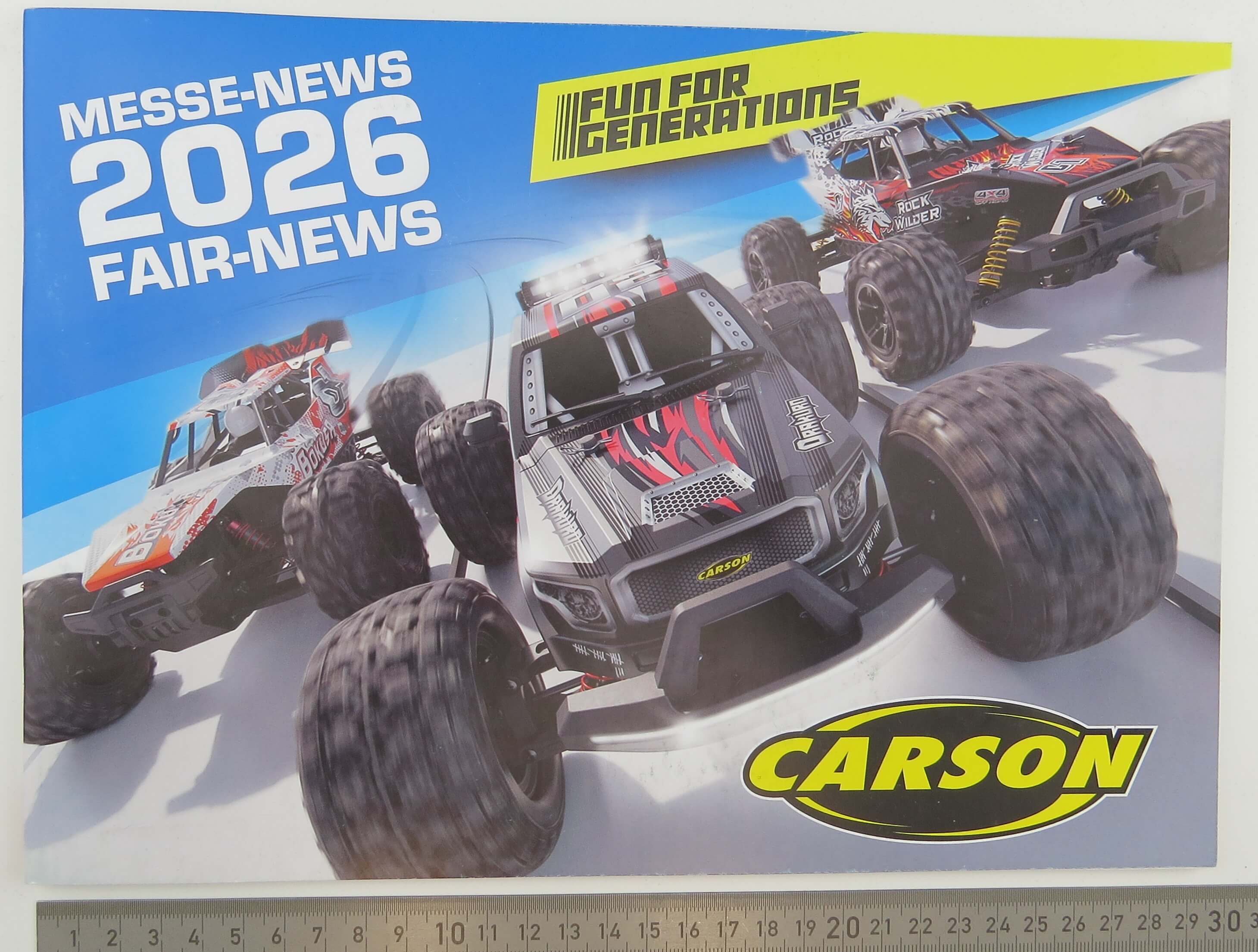 Modellbau RC-Katalog, CARSON, farbig gedruckt, aktuelle