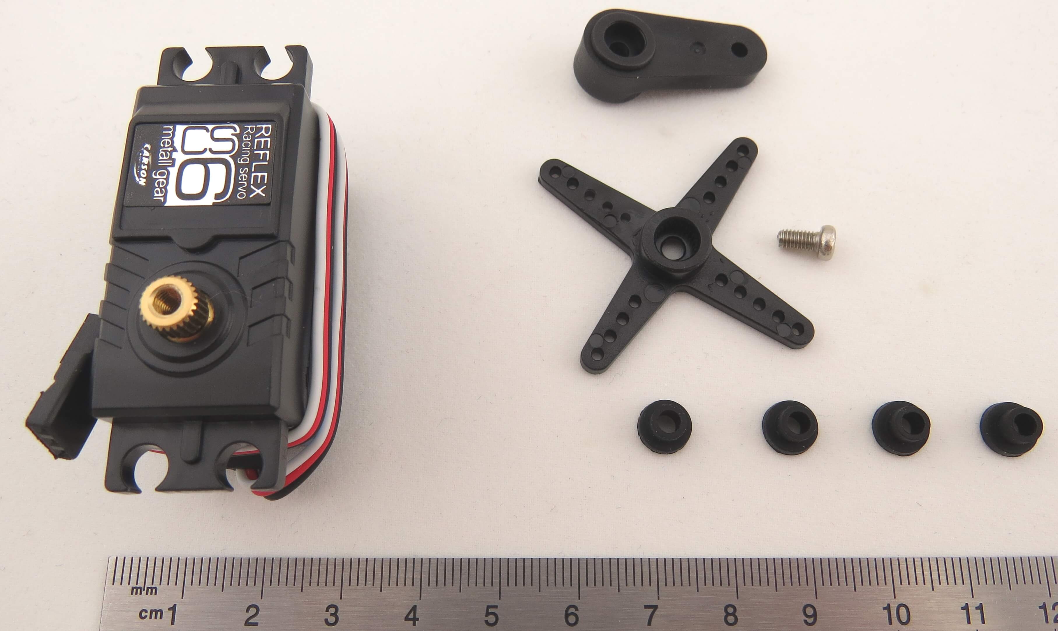 Waterproof servo CS-6 MG with JR plug