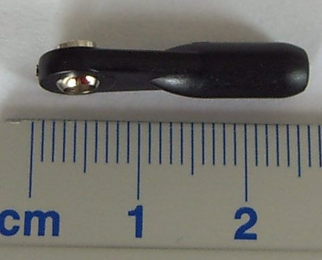 Kunststoffkugelgelenk, 5mm Kugel, für M3, Kugelbohrung