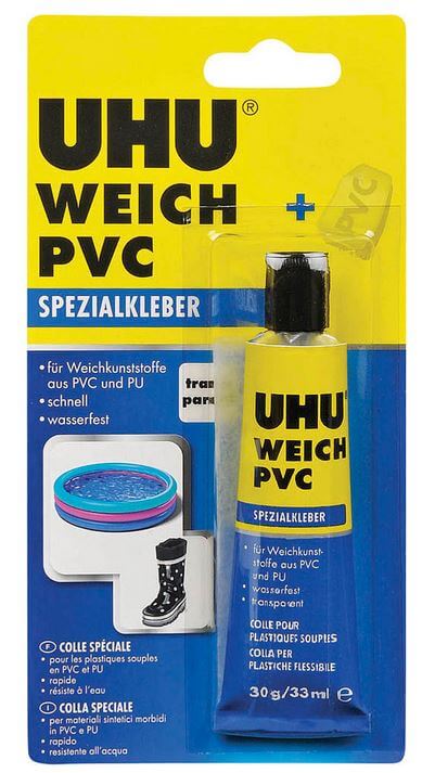 UHU miękkie PCV. tubka 30g. Przezroczysty, wodoodporny