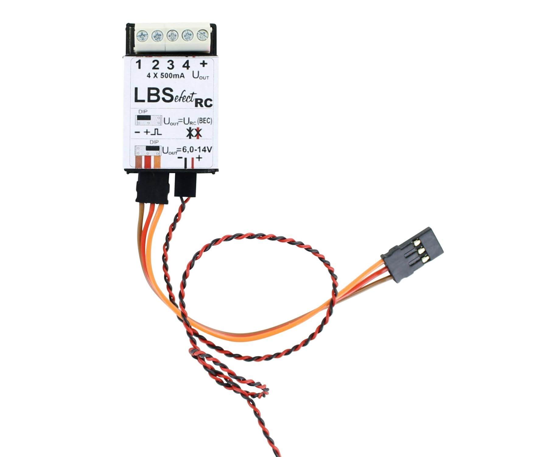 LBS15-Elektronik, fertig aufgebaut 4 Ausgänge je max.350mA  