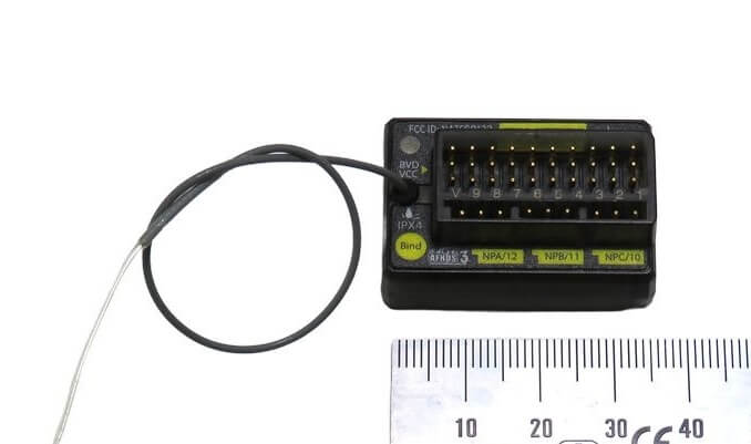FlySky Empfänger 12-Kanal FGr12B für PL18. Sehr kleiner     