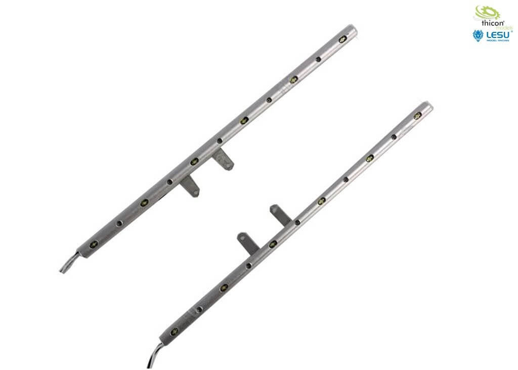 Zestaw oświetlenia bocznego do ciężarówek 2-osiowych, para, skala Tamiya