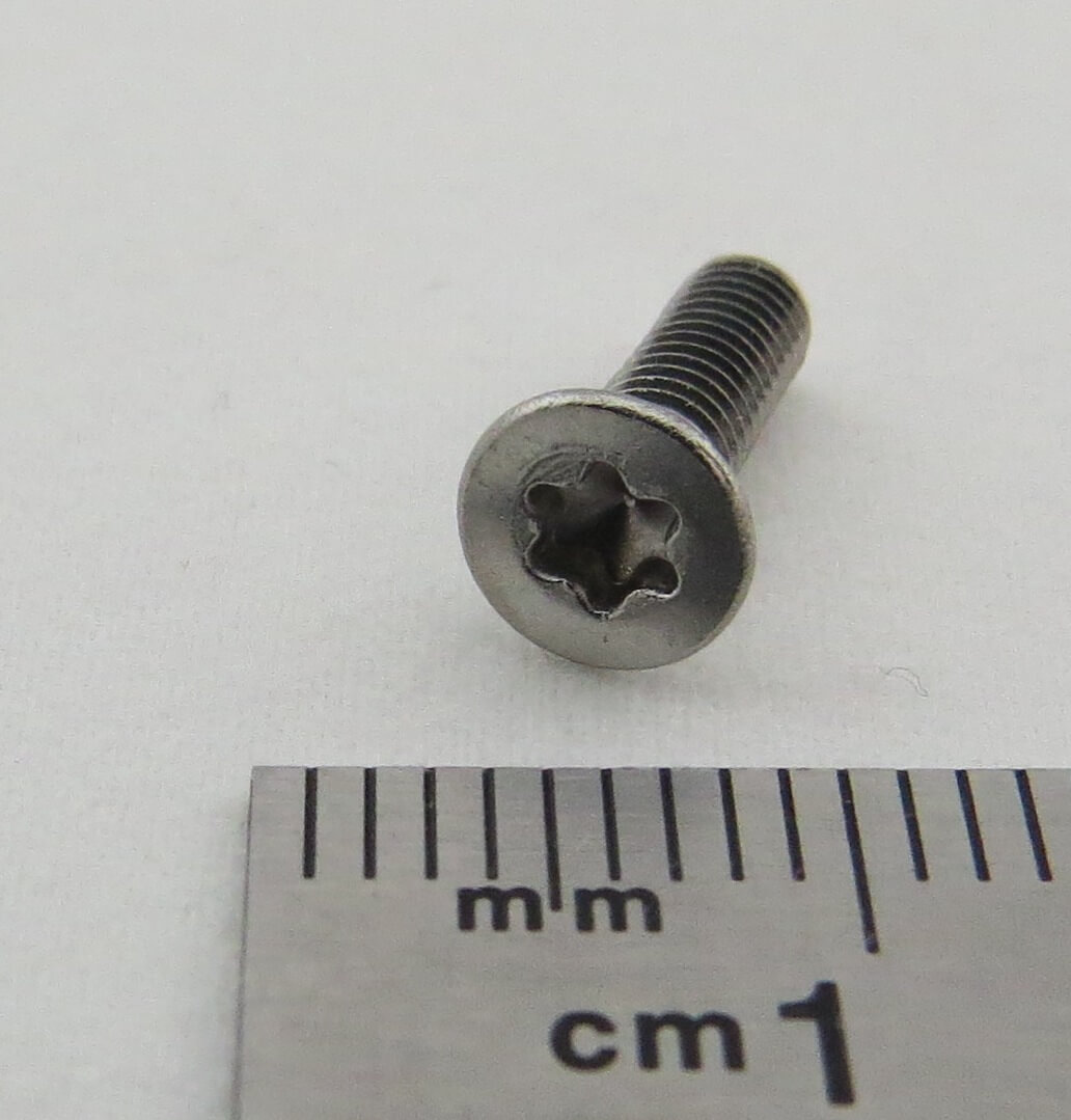100 Hex Socket Head Skruer M3x10mm DIN 965-TX, Nir