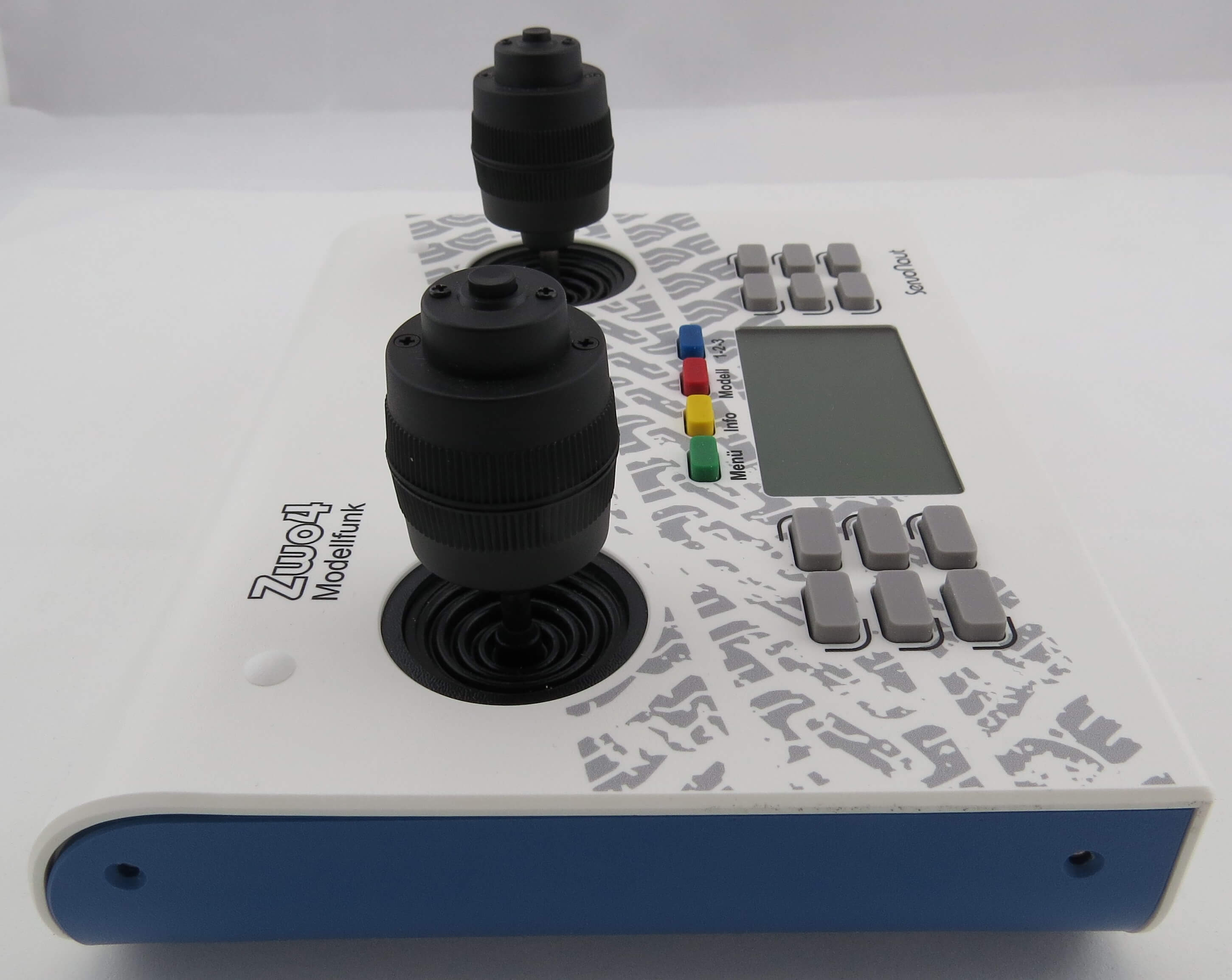 Servonaut Pultsender HS-16, 3D-Knüppel, 2,4GHz, weiss-blau