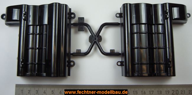 Spritzguss-Teilesatz B-Teile, schwarz. Für verschiedene