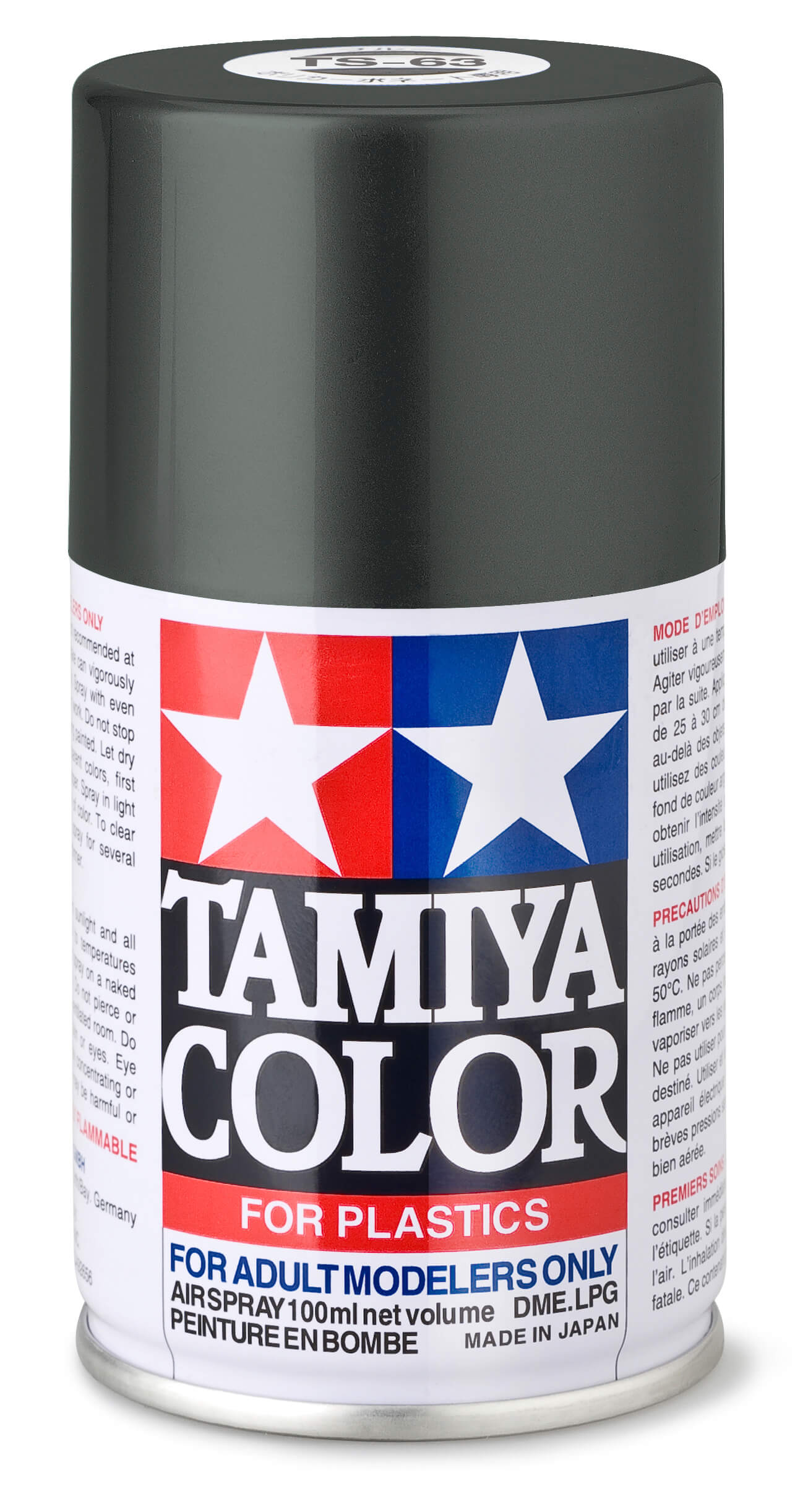 1x Sprühlack-Dose 100ml, NATO-Schwarz,   matt, TS-63