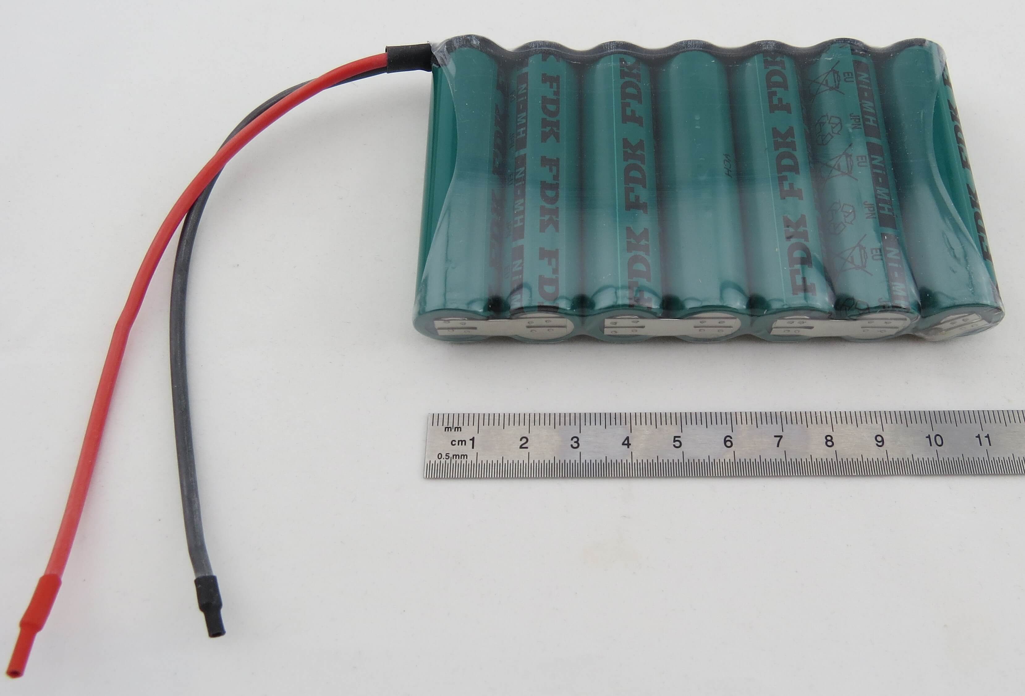 Akku-Pack mit 7x Sanyo-Zellen 4/3AU, 7 Zellen, 8,4V 4000mAh