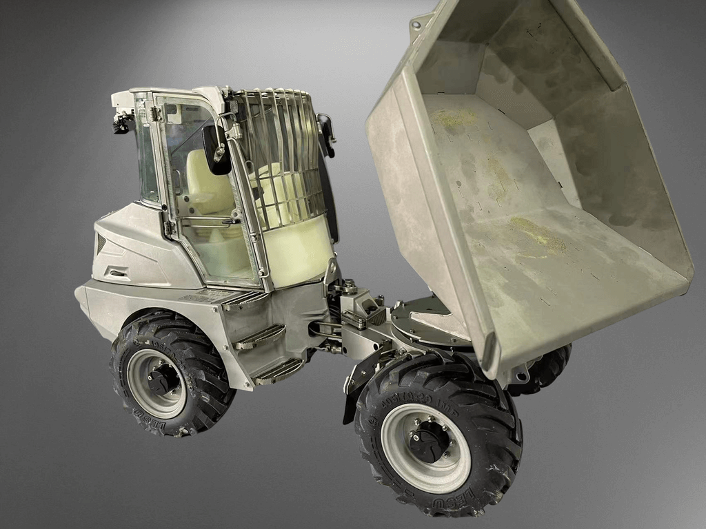 1:14 4x4 Mini-Kipper 6MDX Bausatz unlackiert mit Licht/Sound 1:14 4x4 Mini-Kipper 6MDX Bausatz unlackiert mit Licht/Sound