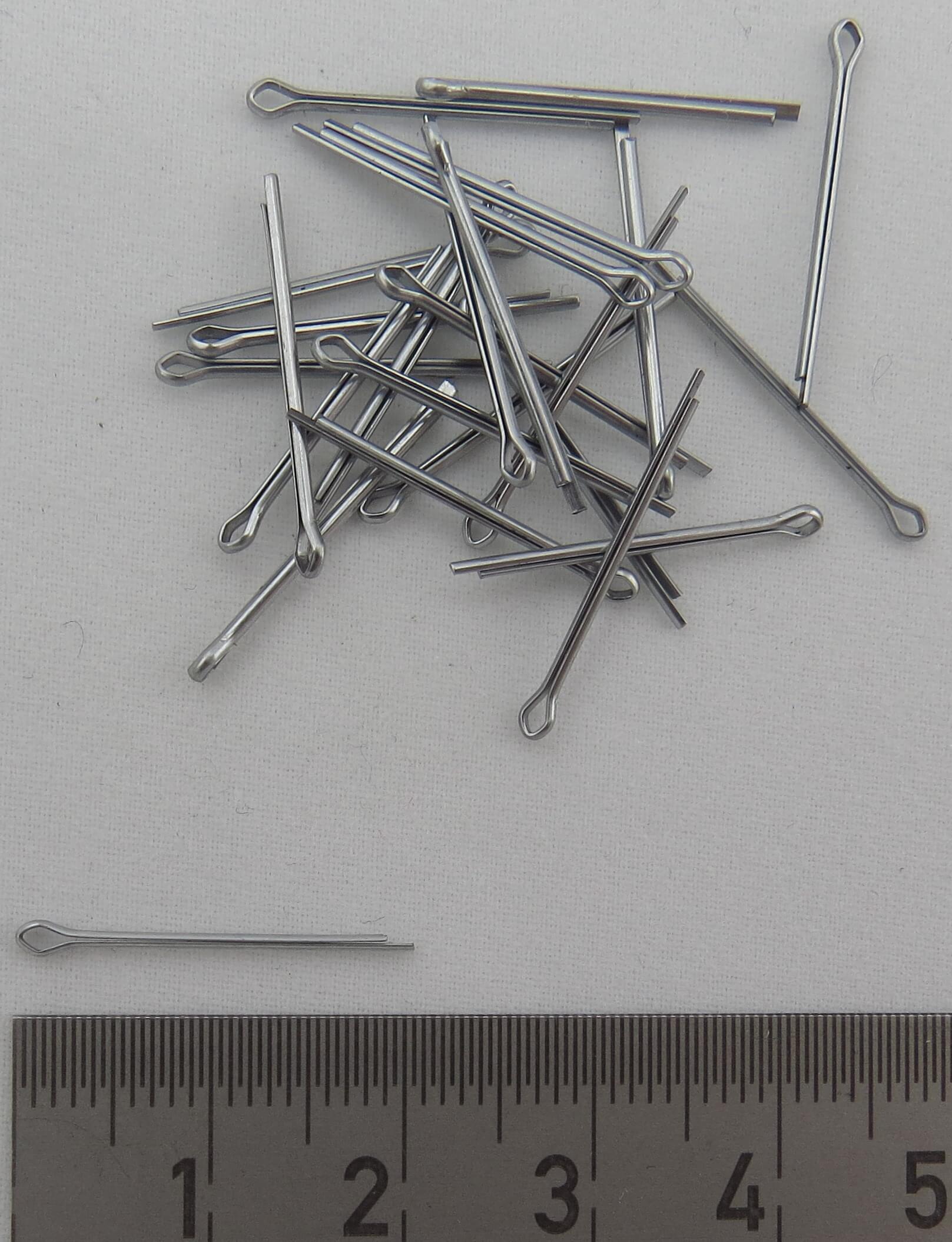 25 Splinte DIN94, verzinkt. 1x16mm