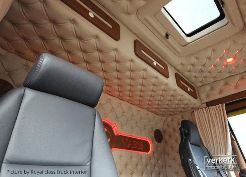 Verkerk Kunstoffplatte gestepptes Leder