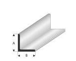 Kunststoff-Profil Winkel 4,0x4,0mm 1m lang, weiss Kunststoff-Profil Winkel 4,0x4,0mm 1m lang, weiss