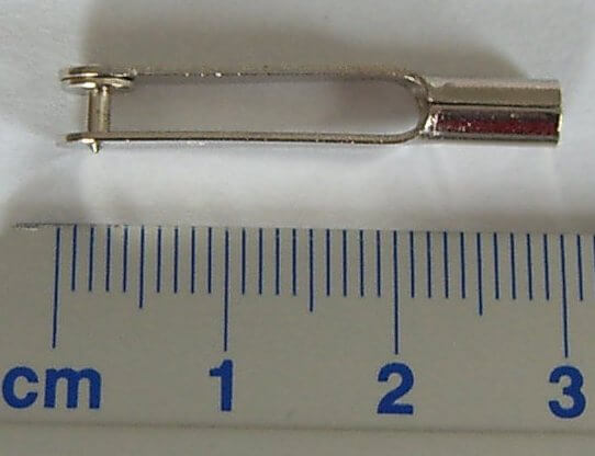 Federstahl-Gabelkopf V, 3,0mm Gewinde