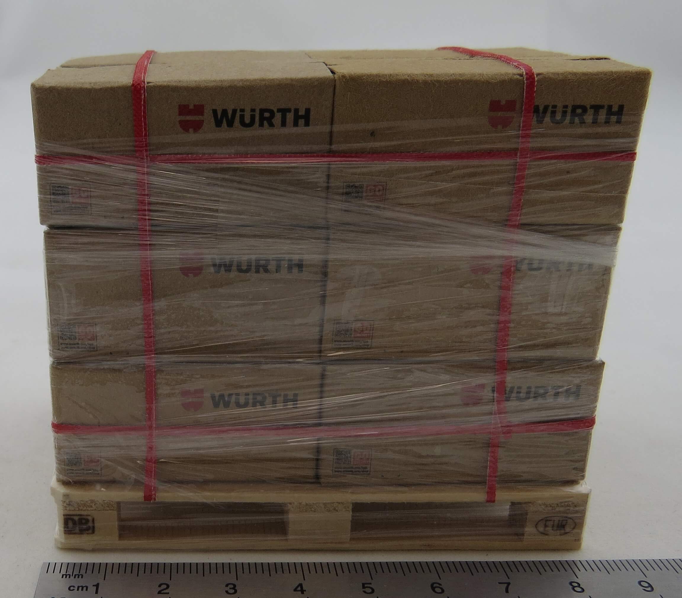 Würth Palettenkarton auf EURO-Palette. 1:14. Passend zum    