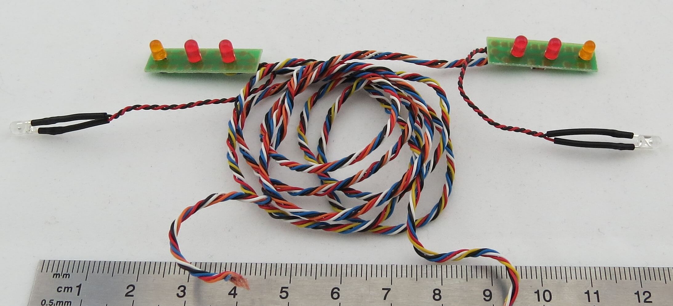 1 Paar Beleuchtungsplatinen für 3+1-Rückleuchten, 7,2V      