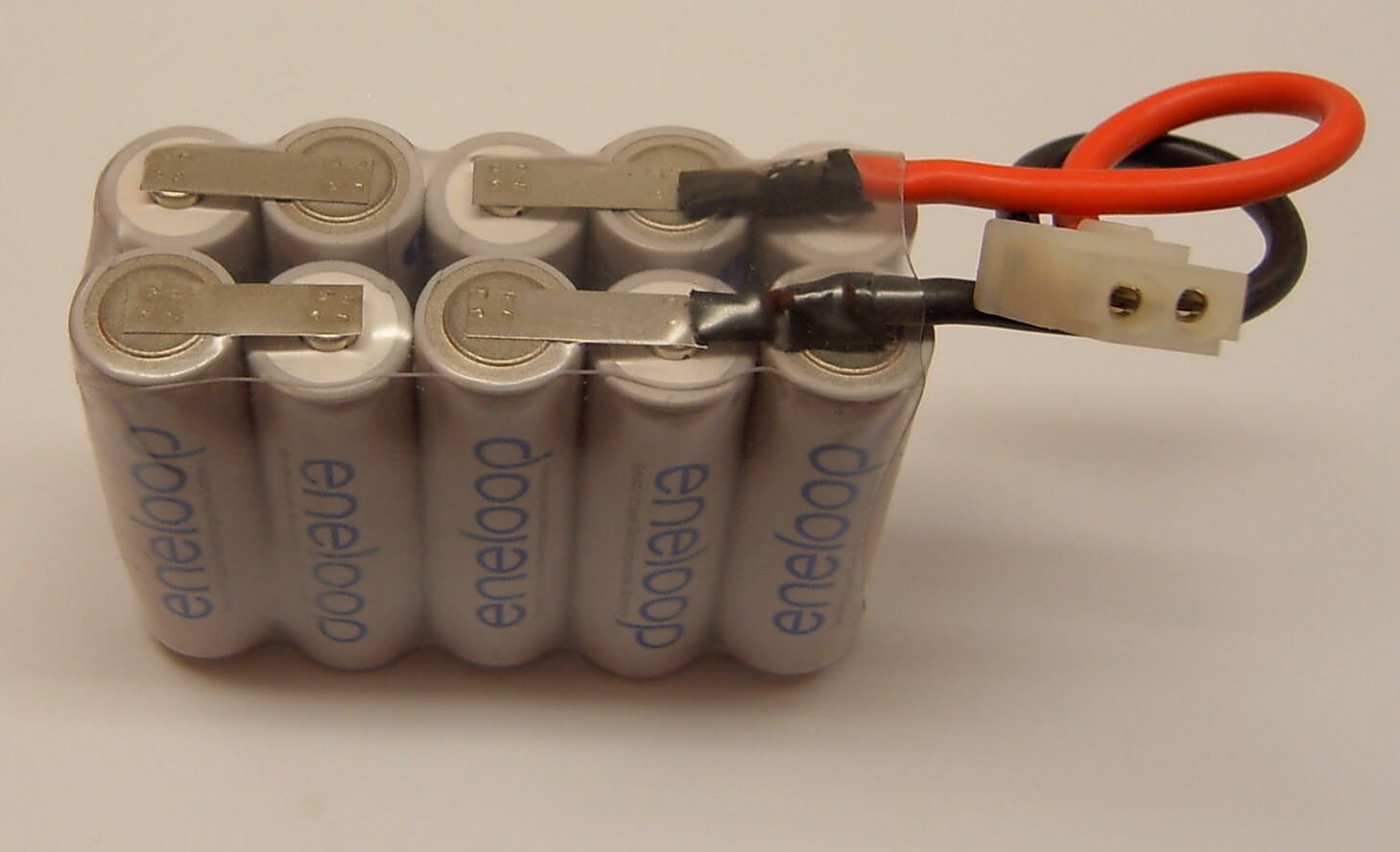 Akku-Pack mit 10x SANYO-Eneloop,12V F5x2 10 Zellen, 2000mAh Akku-Pack mit 10x SANYO-Eneloop,12V F5x2 10 Zellen, 2000mA