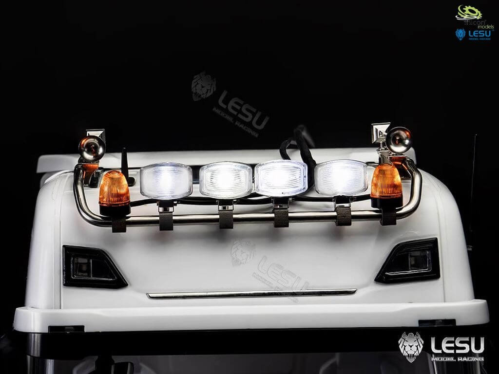 Dachlampenbügel mit LEDs aus V2A, für Scania 770 S