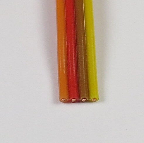 m PVC-Litze, 4-adrig, 0,25 qmm, flach, m PVC-Litze, 4-adrig, 0,25 qmm, flach,