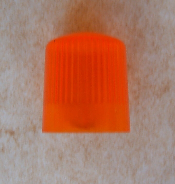 Ersatzhaube f. Rundumleuchte,orange 1:8  eckig, Glashöhe Ersatzhaube f. Rundumleuchte,orange 1:8  eckig, Glashöhe
