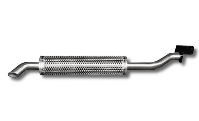 1:14/ 1:16 exhaust S-shape made of stainless steel