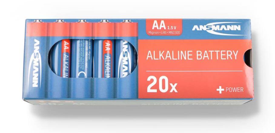 Alkaline Mignon AA LR6 Batterie (20 Stück), 1,5V