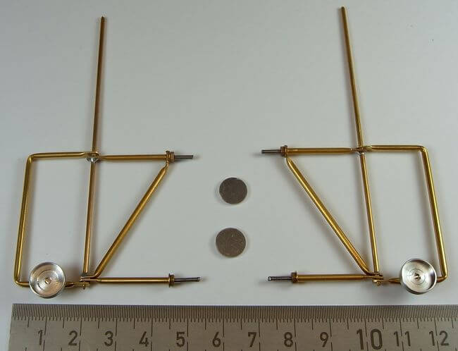 Satz Truck-Spiegel-Halter für Wedico-  und Tamiya-Trucks Satz Truck-Spiegel-Halter für Wedico-  und Tamiya-Trucks