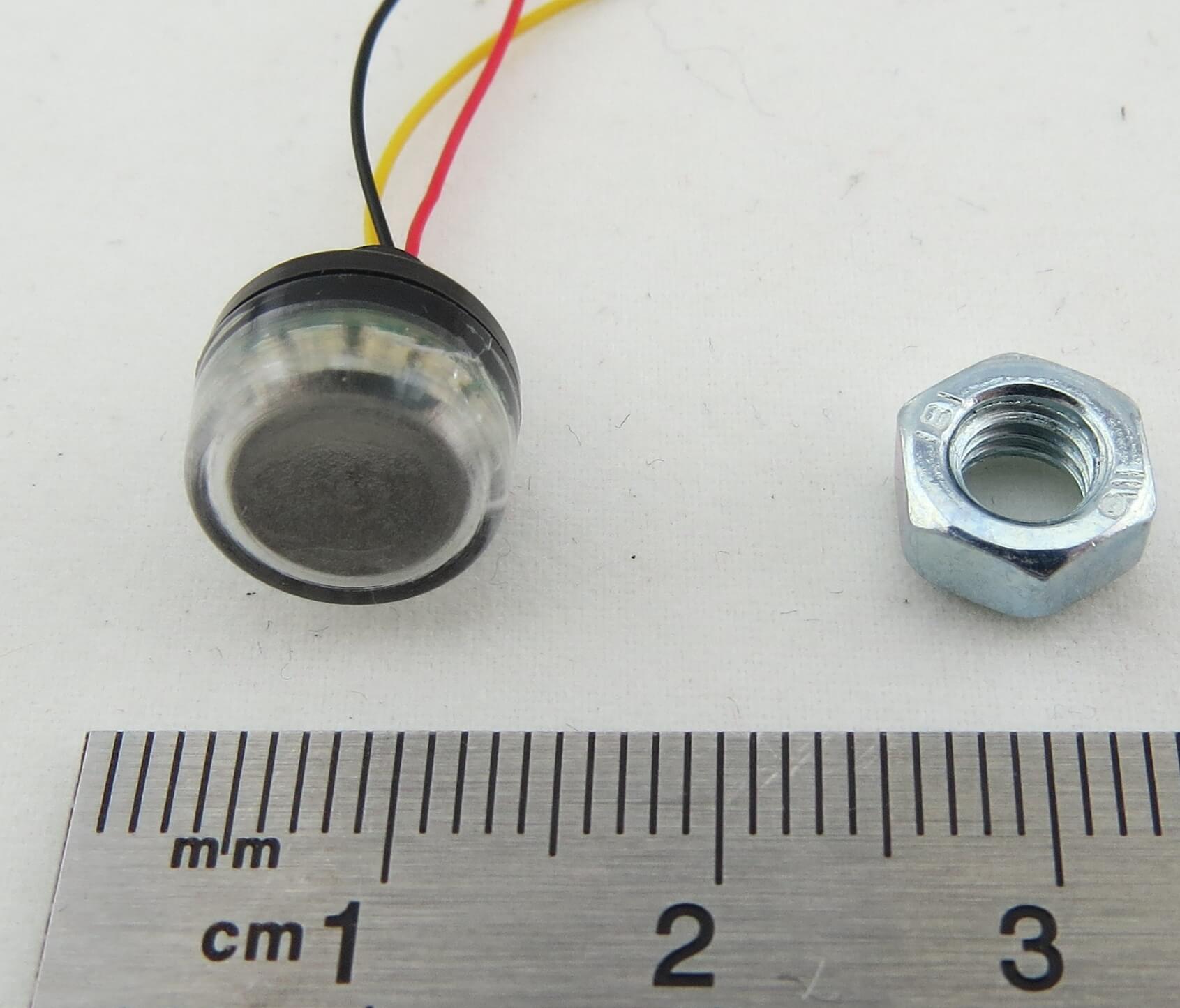 Rundumblitzleuchte, gelb, mit integrier- ter Elektronik u.SM