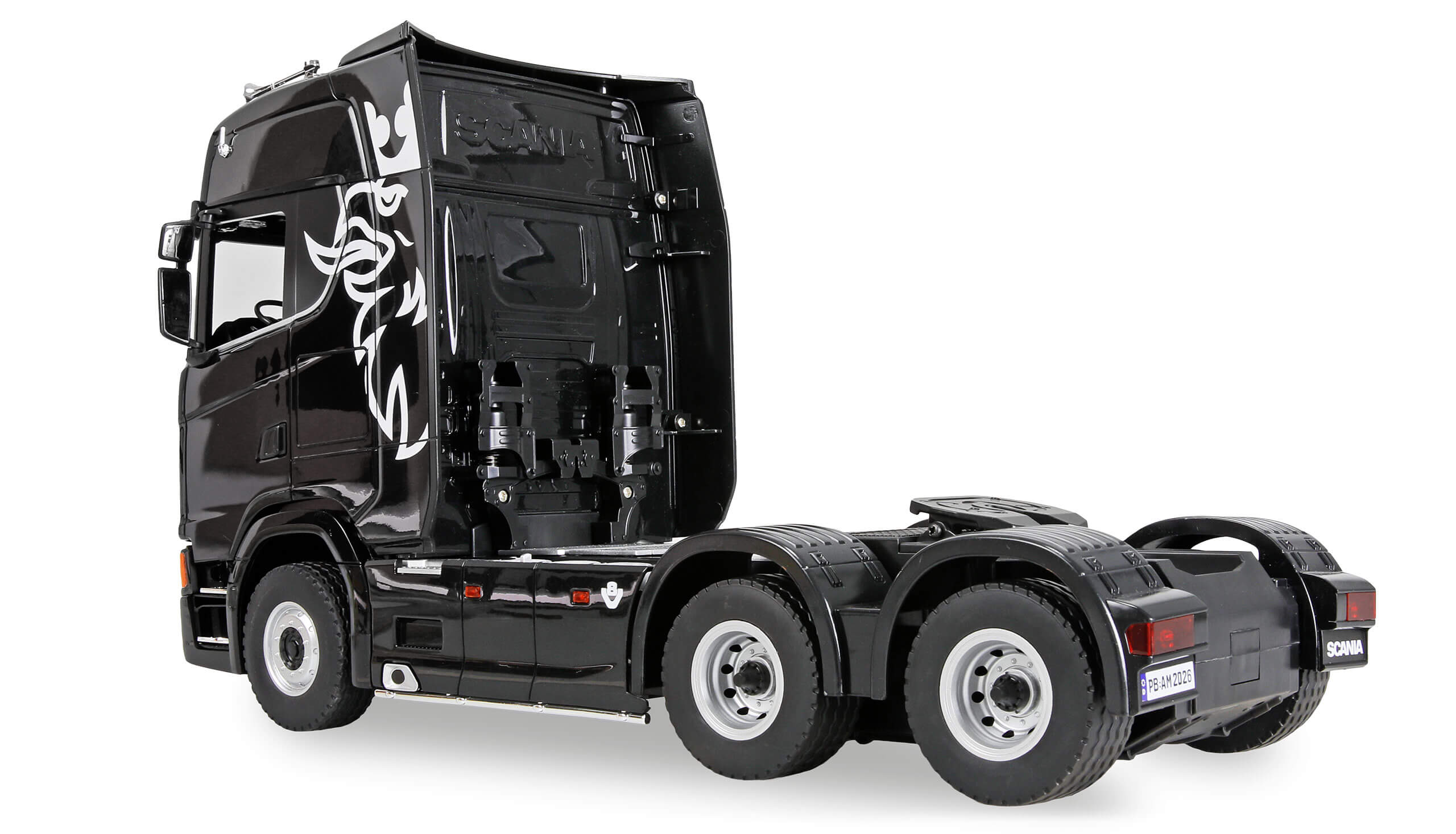 Scania 770S, RTR. Fertig montiert mit Karosserie, Licht un