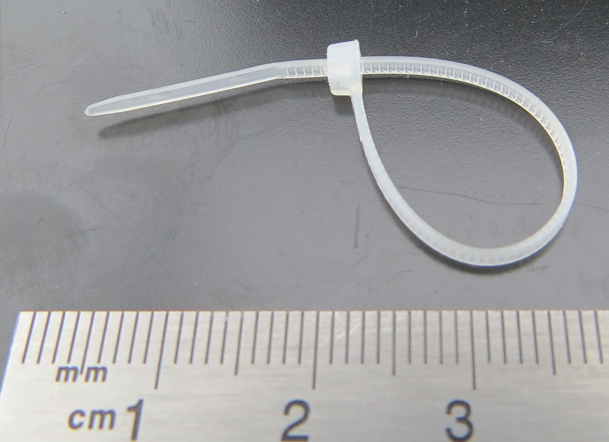 Kabelbinder (100 Stück) natur, Kunststoff, Größe: 71x1,6mm  